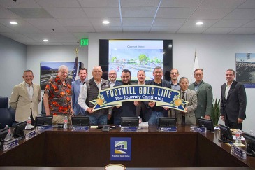 SGVEP's tweet photo. Things are now poised to begin construction on the final 2.3 mile extension of the Foothill Gold Line from @CityofClaremont to @CityofPomona with a construction manager group awarded the contract. Details after the link. @IWillRide

https://t.co/tZ8cfJh9Z8 https://t.co/YJ2UBLLyVE