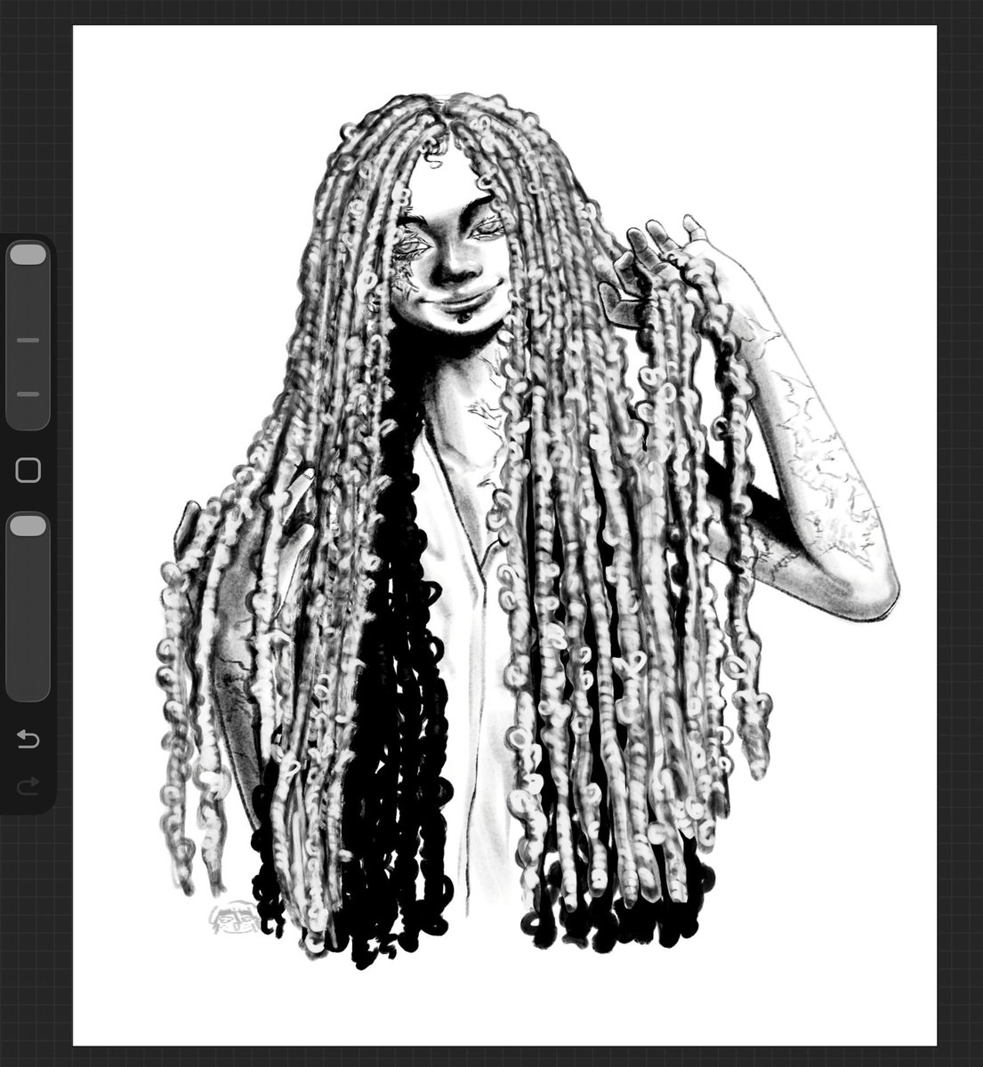 blixnd_bunny's tweet photo. tamsy in my dream hairstyle #tamsycaines #gachiart #gachiakuta https://t.co/qB4Lb1dJm9