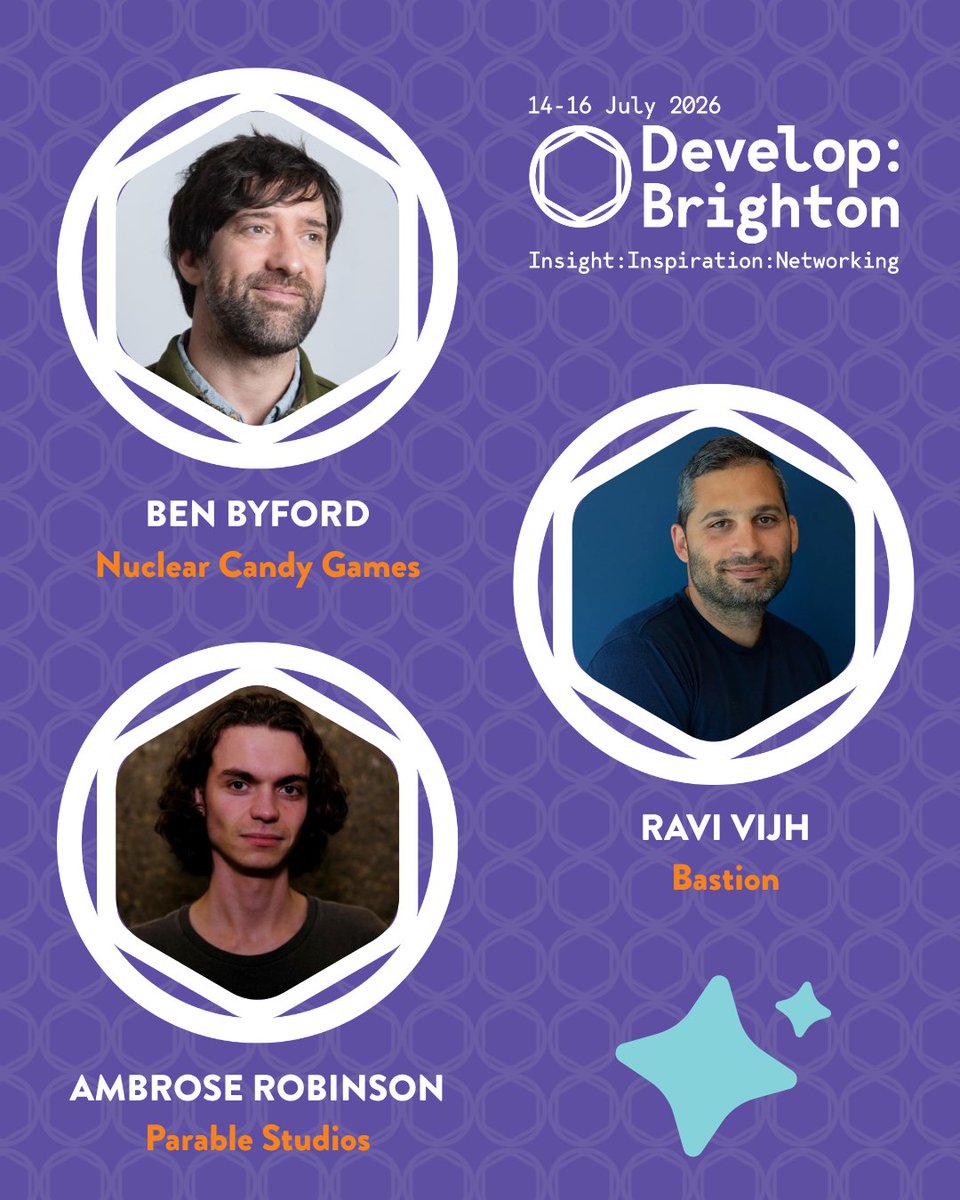 developconf's tweet photo. Curious about the impact of AI?

At Develop:Brighton we’ve got a world-class lineup of talks dedicated to helping you better understand the latest issues affecting the games industry like AI.

If you’re curious, make sure you check out some of the sessions below!

Ben Byford (Nuclear Candy Games) – The Ethics of Using AI in Games

Ravi Vijh (Bastion) – The Recommendation Era: What AI-Driven Discovery Means for Video Games PR

Ambrose Robinson (Parable Studios) – Designing Moral Intelligence: What Ethical AI In Videogames Really Requires

#DevelopConf