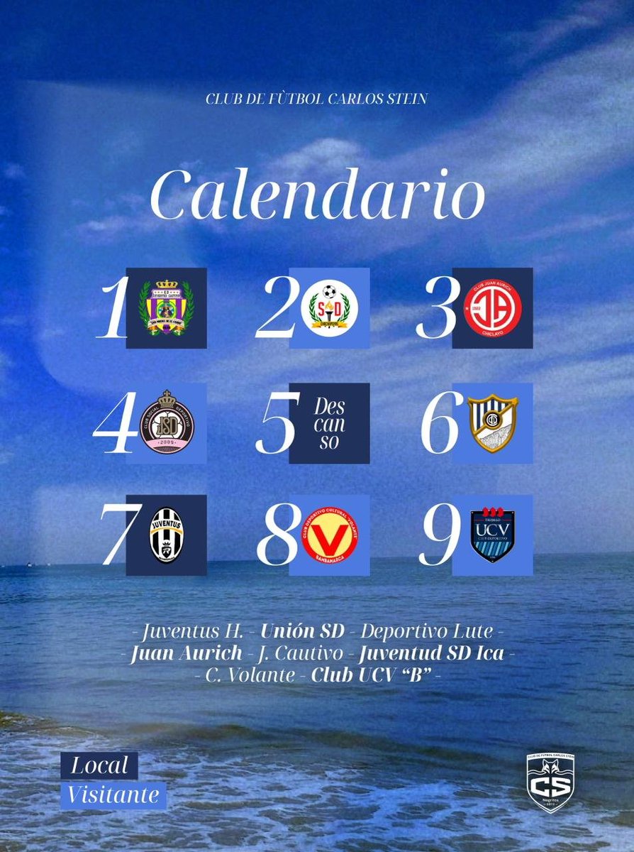 CarlosSteinOF's tweet photo. ¡CARLISTA, CONOCE NUESTRO FIXTURE! 🔥🗓️

Estos son los 8 rivales que enfrentaremos en la Liga 3. ¡Les demostraremos de qué estamos hechos los Zorros del Norte! 🦊⚽

#CarlosStein #Liga3 #Talara #ZorrosDelNorte https://t.co/yR92w1DWJ4