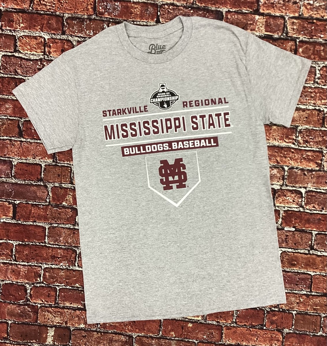 CBM_MSU's tweet photo. Regional shirts are still available, stop by and get yours before the game today!
Shop now: https://t.co/eiwk4iSy7G
#Regional2026 #MSUBaseball https://t.co/44F9sFGLA3