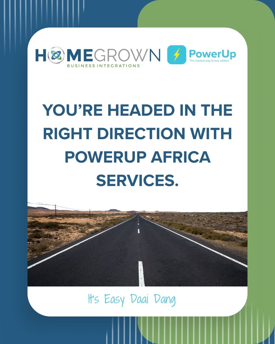 PowerUpApp's tweet photo. ⚡💧Enjoy PowerUp Africa services in your area!

Buy prepaid water and electricity tokens at the nearest Vendor or Municipal offices 

DOWNLOAD THE POWERUP AFRICA APP NOW

• Available on Google Play Store
• Or use the download link below
https://t.co/2c30i1YmXy https://t.co/uTkM2h4OiB