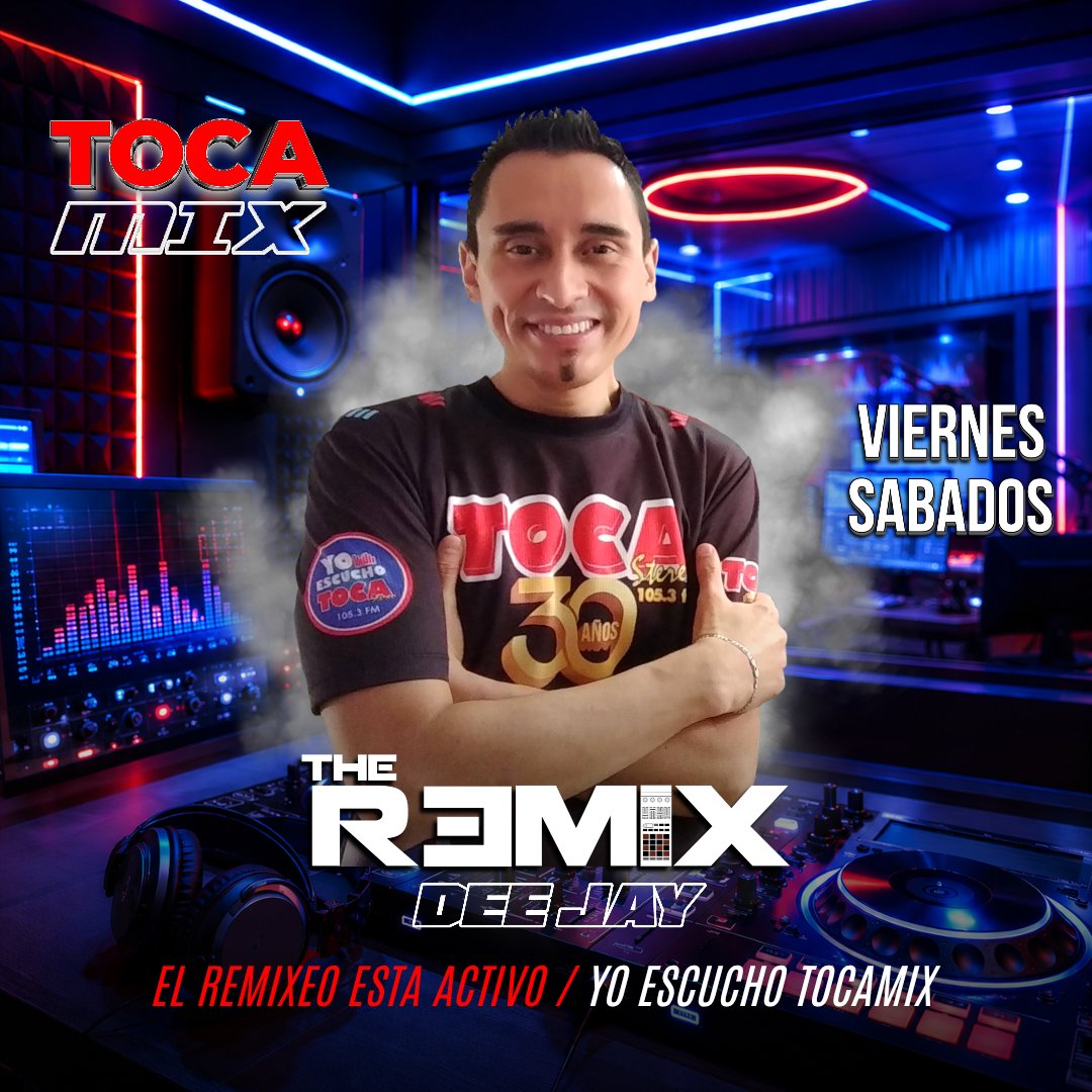 deejayremixpro's tweet photo. 𝗩𝗶𝗲𝗿𝗻𝗲𝘀 &amp; 𝗦𝗮́𝗯𝗮𝗱𝗼 𝗧𝗼𝗰𝗮𝗠𝗶𝘅™️ 
3:00 De La Tarde #FinDeSemana 🎧
𝗘𝗹 𝗥𝗲𝗺𝗶𝘅𝗲𝗼 𝗘𝘀𝘁𝗮 𝗔𝗰𝘁𝗶𝘃𝗼 ⚡ EDIT•2026
𝗗𝗷 𝗥𝗲𝗺𝗶𝘅 𝗖𝗼𝗻𝘁𝗿𝗮𝘁𝗮𝗰𝗶𝗼𝗻𝗲𝘀 𝟯𝟭𝟭 𝟮𝟳𝟬 𝟮𝟬𝟮𝟯
#OpenFormat #Dj #Remixeo
.
.
.
.
TocaStereo 105.3
https://t.co/eaNfWpcO1z https://t.co/iMXUYUaSTP