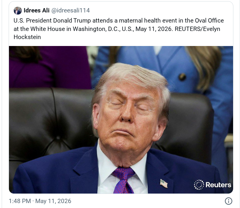 DanRodricks's tweet photo. Not that he’s old or sleep-deprived from nights spent posting ignorant comments and lies, but that he cares not a lick about governing and has invited a confederacy of crackpots, poseurs and saboteurs to inflict pain on the nation.  https://t.co/ZKwqc5D5nS https://t.co/roKbe6YSMc