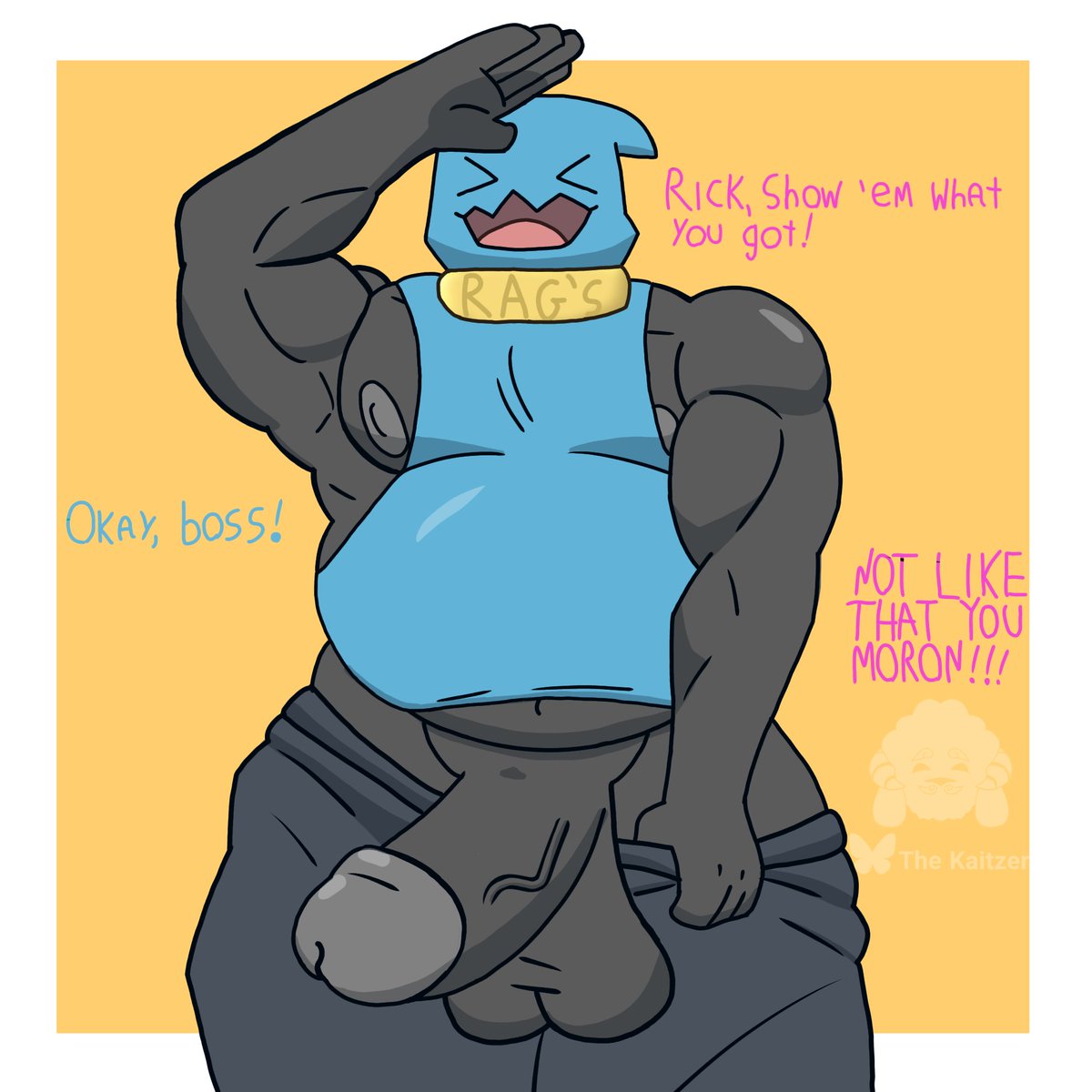 El_Kaitzer's tweet photo. It's so hard to find good goons nowadays 😒 

#bara #pokemon https://t.co/hXzWfClArW