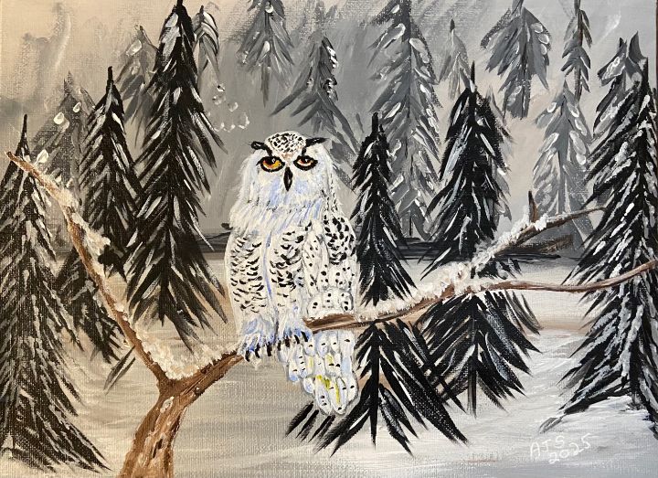 LPL2GEN's tweet photo. Art of the Day! "The Snowy Owl". Buy at: https://t.co/XGaLxVpt2P https://t.co/BoUkXneNpo