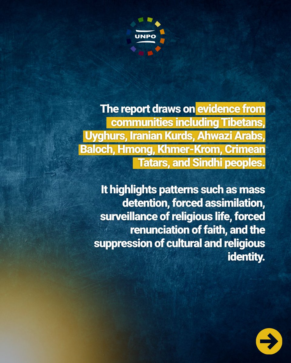 UNPOintl's tweet photo. Religious repression remains a reality for many minority and unrepresented peoples worldwide, with states using security and administrative measures to restrict religious life and target community leaders.

Read more: https://t.co/AdVO94qclP https://t.co/wKIxE8uL2t