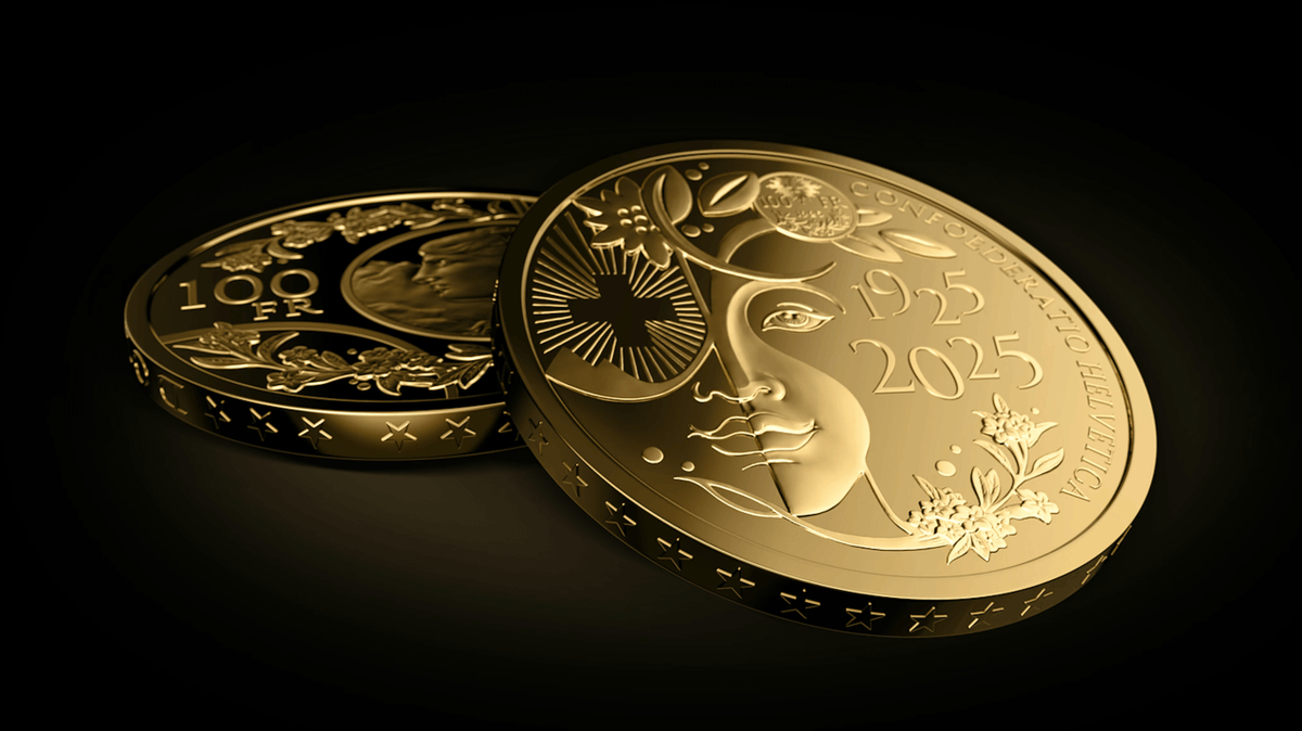 DGLD_Official's tweet photo. A token will never beat this.

Beautiful, physical, creative design and 100 years of history.

The Swissmint 100 Years 100-Franc Vreneli coin has been nominated in the Best Gold Coin category for the 2026 Coin of the Year (COTY) Awards.

Basically the Hall of Fame of numismatics.

Designed by the talented Chiara Principe in collaboration with Swissmint and @MKSPAMP.

One day, soon, we'll have our very own commemorative coin too.