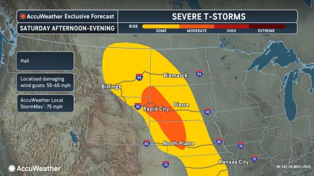 DefyDisaster's tweet photo. #SevereWeather threatens the Plains this weekend w/ potential large #hail, damaging #winds &amp; an increased #wildfire risk from #lightning.

Stay safe: https://t.co/NILVvOJk9M

#DefyDisaster #DisasterPreparedness #Disaster #Storm #Thunderstorm #Fire #Weather https://t.co/h5yjh4HOPJ