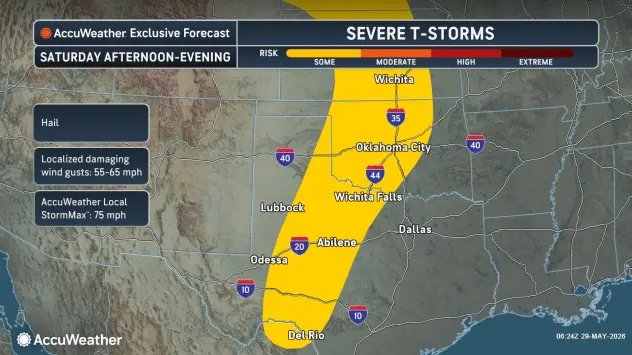DefyDisaster's tweet photo. #SevereWeather threatens the Plains this weekend w/ potential large #hail, damaging #winds &amp; an increased #wildfire risk from #lightning.

Stay safe: https://t.co/NILVvOJk9M

#DefyDisaster #DisasterPreparedness #Disaster #Storm #Thunderstorm #Fire #Weather https://t.co/h5yjh4HOPJ