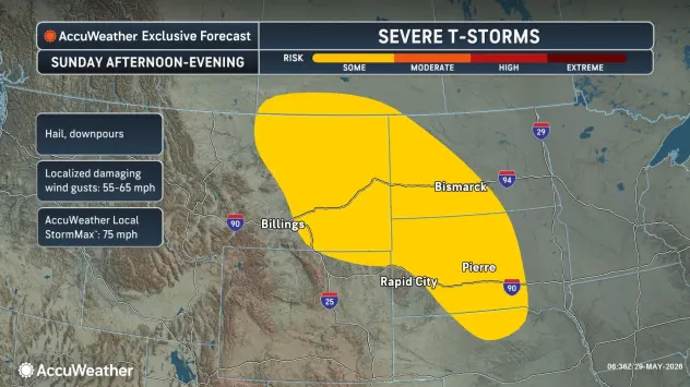 DefyDisaster's tweet photo. #SevereWeather threatens the Plains this weekend w/ potential large #hail, damaging #winds &amp; an increased #wildfire risk from #lightning.

Stay safe: https://t.co/NILVvOJk9M

#DefyDisaster #DisasterPreparedness #Disaster #Storm #Thunderstorm #Fire #Weather https://t.co/h5yjh4HOPJ