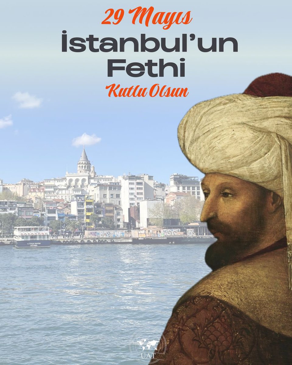 UAT_AHBV's tweet photo. İstanbul bugün, Türk’ün kadim rengi ‘turkuaz’ ! 🩵

‘‘Ya İstanbul beni alacak, ya ben İstanbul’u’’
İSTANBUL’un Fethi’nin 573. Yılı Kutlu Olsun ! 🇹🇷🇹🇷🇹🇷

#İstanbulunfethi #FatihSultanMehmet #29Mayıs1453 https://t.co/M7BY2ogiOx