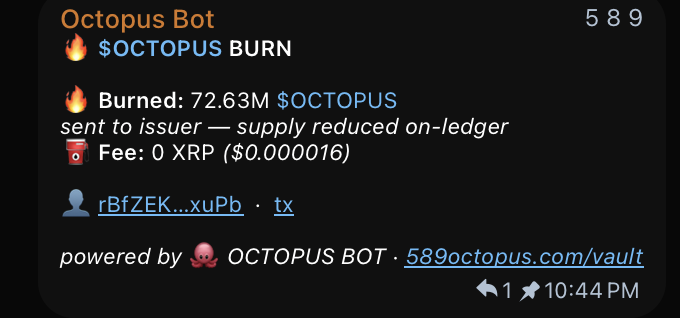 589octopus's tweet photo. in total 73.6m $OCTOPUS were just burned / 2 transactions

https://t.co/hxnxRKzxtF https://t.co/1ryNynnd6U