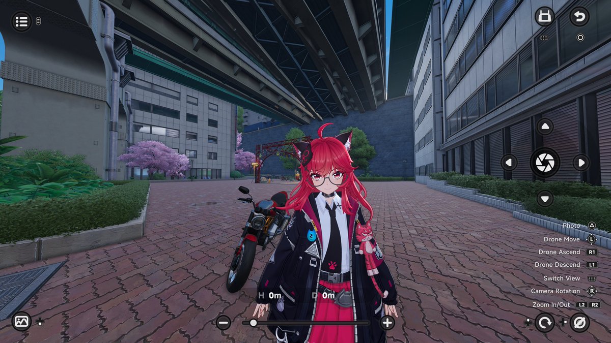 Alex_Brigz's tweet photo. @ProbabliSatan @Daily_hotori Are you sure? Do you also understand hpw zoom and focal length works? It's can make the subject look the same but the background smaller or larger, i also have example ingame.

Look at nanaly depending on the zoom and camera position the background can look bigger or smaller. https://t.co/ydhOYMjdgM