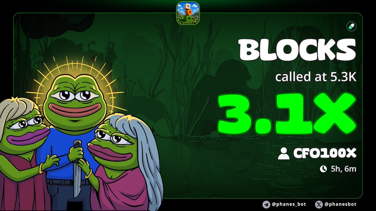 CFO100x's tweet photo. $BLOCKS just crossed $16k MC, that’s a 3.1x move from my $5.3k alpha call. ⬆️

There’s still opportunity here if you play it smart:
✅ Wait for a solid entry
✅ Manage your risk properly
✅ Good luck 🤝

CA: DhjRPQfR8mpiqffAcM65LophtiXZcWTiL7eniQaApump https://t.co/6PvxzX7kfb