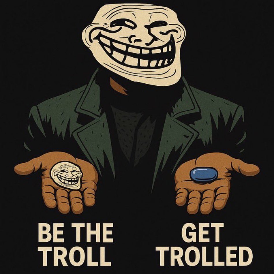 walkindiff's tweet photo. GM GM 

$Troll bounce. 
Which pill did you take? https://t.co/MVGxu2le6n
