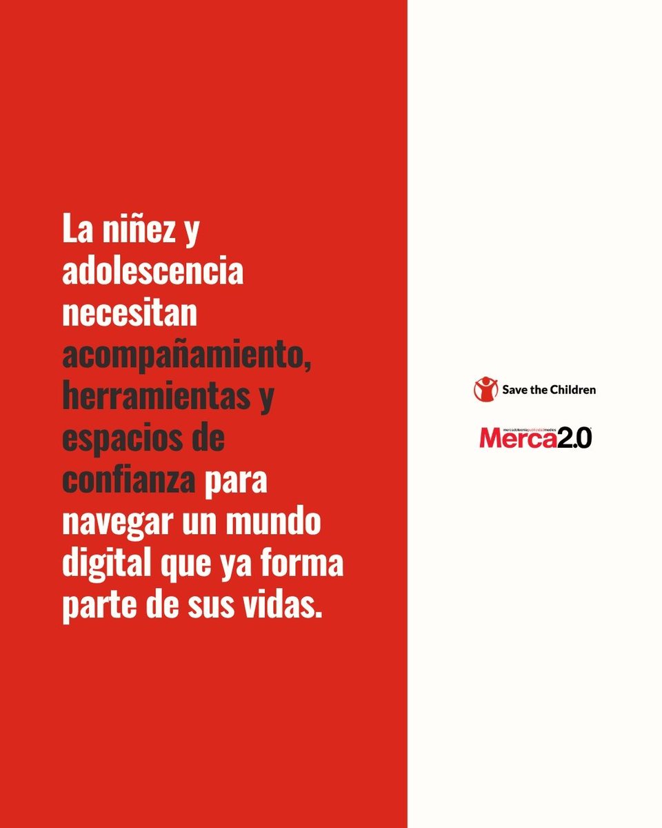 SaveChildrenMx's tweet photo. La brecha digital no sólo se mide en conectividad. También se refleja en quién tiene acceso a alfabetización digital, espacios seguros, acompañamiento y oportunidades para desarrollar habilidades que hoy impactan directamente en educación, empleabilidad y participación social.

En muchos contextos, quedar fuera del entorno digital también significa quedar fuera de oportunidades de futuro.

Lee la columna que nuestro CEO, @DirkGlas_, escribió para @Merca20 🔗 https://t.co/aMncEZqlcg
