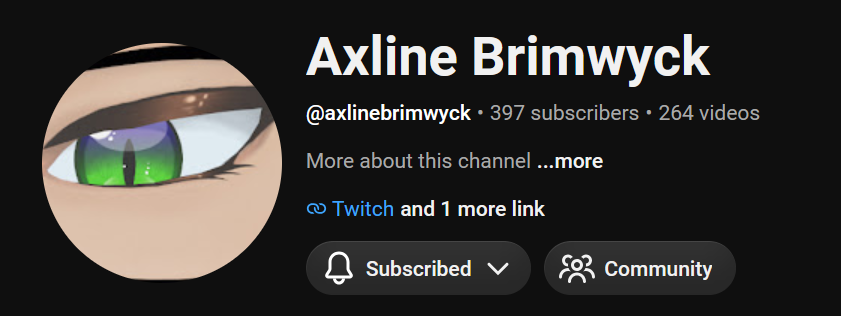 entitiesvt's tweet photo. Did you know our favorite gumiho is only THREE followers away from 400 on YT? Go show your love to our very own @axlinebrimwyck!!! https://t.co/67FqSR8sT4