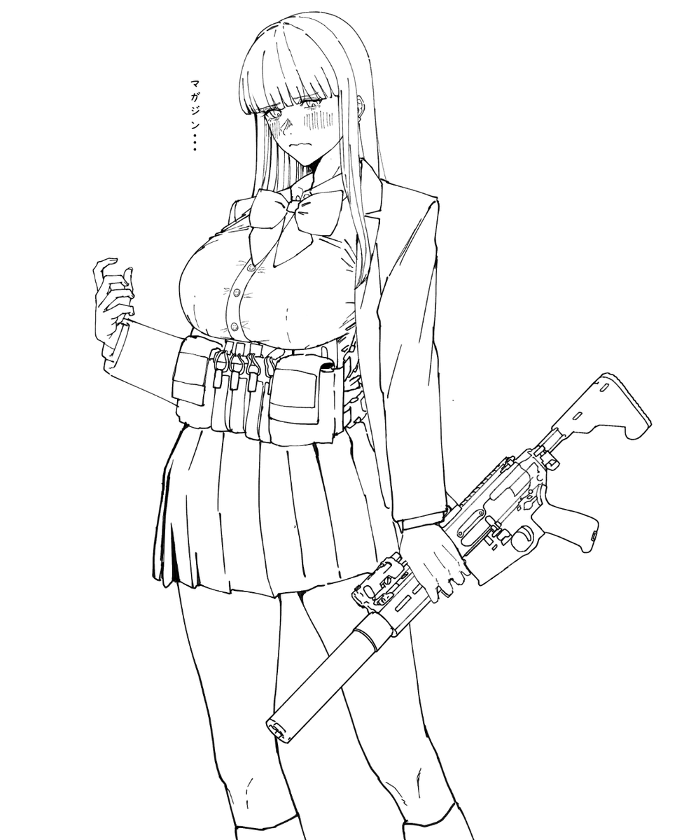 SHUN_A_T_I_O's tweet photo. あおいちゃんチェストリグ着て・・・.Wip https://t.co/pic6ufNnjA