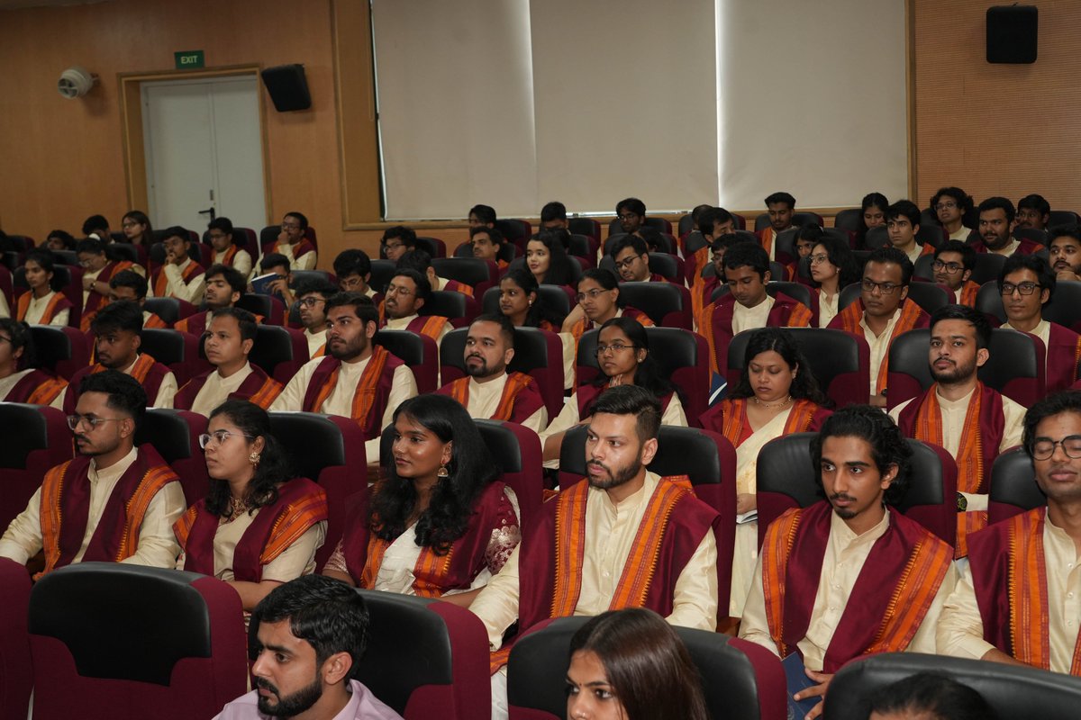 IISERPune's tweet photo. Today, we celebrated the graduation of 363 students as part of the 13th #Convocation of #IISERPune✨✨🎓 Chief Guest Shri Sanjay Kirloskar delivered an inspiring #ConvocationAddress. He said that long-term success is built through disciplined, science-based decision-making and a commitment to societal relevance. IISER Pune Board of Governors #BoG Chairperson Shri M. Madan Gopal (IAS) spoke about the achievements of the institute members, the transformation India is witnessing, and encouraged all to be part of nation building. Director Prof. Sunil S. Bhagwat noted the strides being made by #IISERPuneAlumni in their chosen fields and urged the graduates to carry on this legacy and a culture of #excellence. Our best wishes to the graduates and their families many of whom traveled to the campus to celebrate this special day together!  
Here are a few glimpses from the convocation ceremony! #GraduationDay #Convocation2026