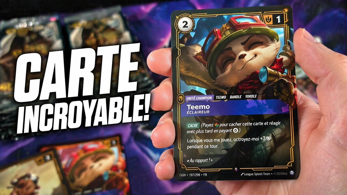 Ragefre_tv's tweet photo. J'OUVRE ENFIN RIFTBOUND EN FR ! Sortie Officielle (Du Lourd ?) OGN - LoL TCG en Français !!
 Lien : https://t.co/mxSvUAYrHX 
#Riftbound @playriftbound https://t.co/QBh4hPNQiA