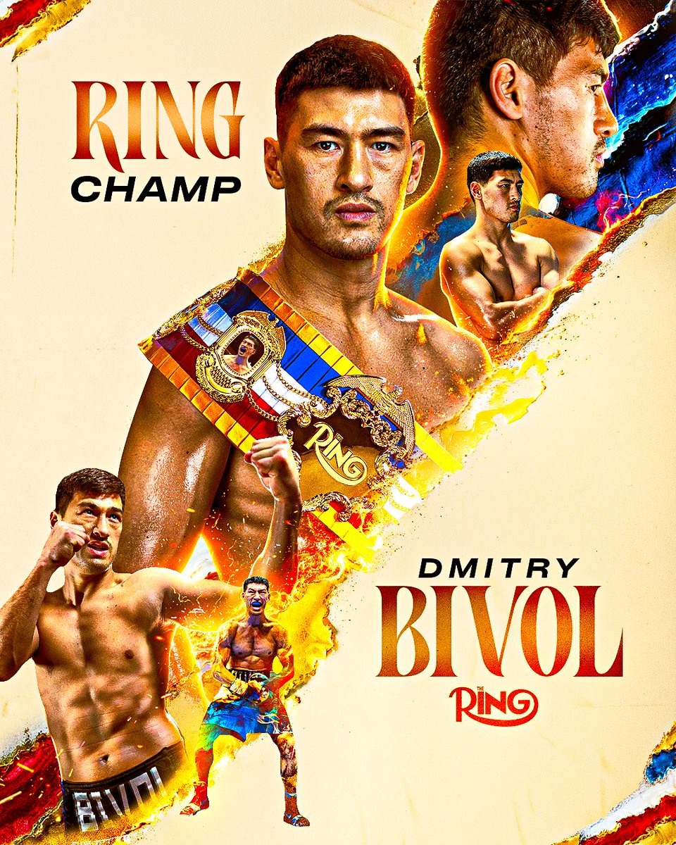 ringmagazine's tweet photo. RING CHAMPION 👑

Dmitry Bivol will defend his crown against Michael Eifert tomorrow night on DAZN 📺 https://t.co/5opywgtnxG