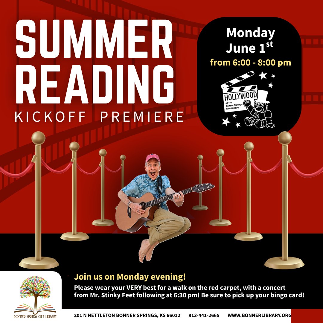 bonnerlibrary's tweet photo. We're so excited for Monday night! https://t.co/n59AptEtYi