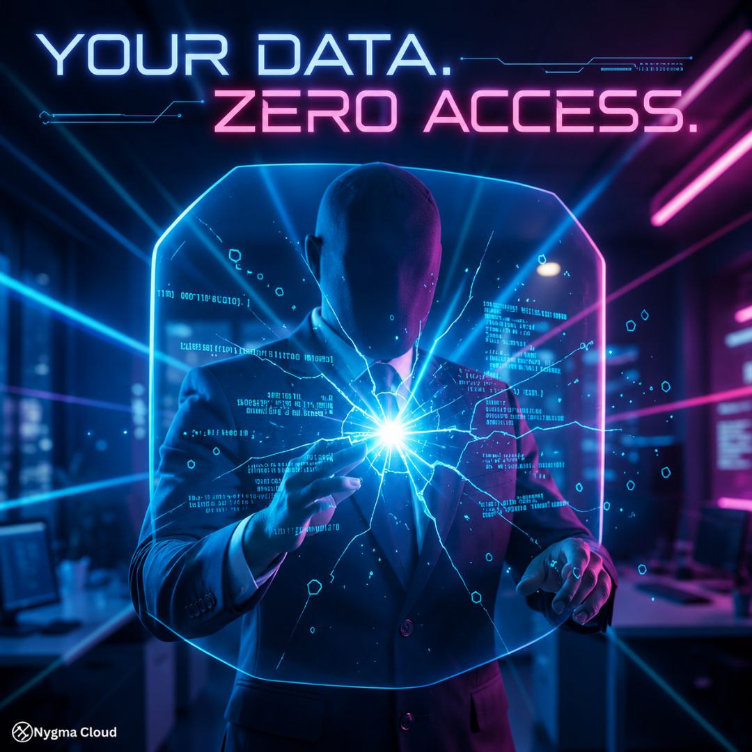 Genie9Backup's tweet photo. 🔐 Your cloud provider's employee could read your files right now.

With Nygma Cloud? Impossible.
Zero-Knowledge encryption means only you hold the keys — not us, not anyone.
👉 https://t.co/CIM9jaTWrI

#NygmaCloud #ZeroKnowledge #CloudSecurity #DataPrivacy #Genie9 https://t.co/oAB3t0eYL2