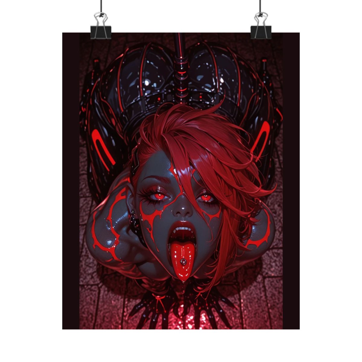 AIRitaaaaaaa's tweet photo. HAPPY FREAKYYY FRIDAYYY👅👅💦 would you put my art on your wall 😈😈 #nsfw #custom #decor #support #patreon #commsopen #1stdrop #NEONSIN https://t.co/xKEPj1Cgp0