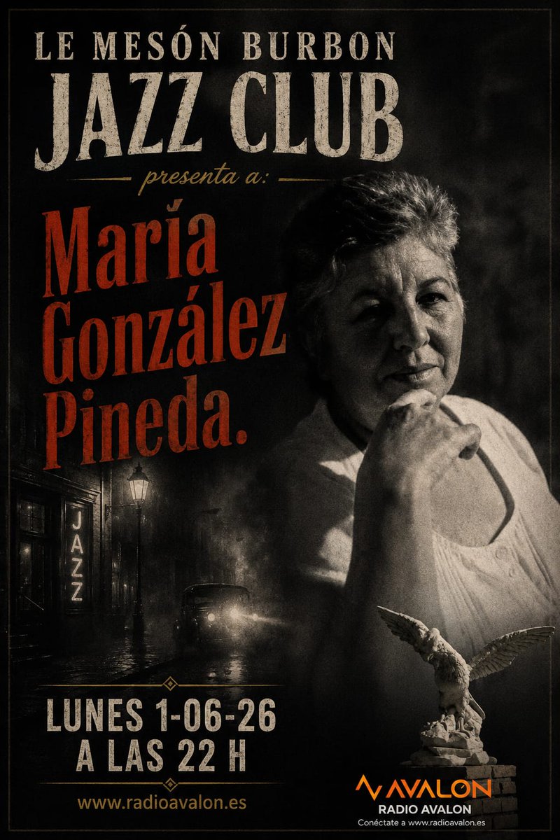 ElsitiodeMaria's tweet photo. Comparto con mucha ilusión el cartel de mi próxima participación en Radio Avalon.
hablaremos de mi novela policíaca y del proceso creativo.
Luces bajas, jazz de fondo y una historia que late entre sombras…
Este lunes 1 de junio, a las 22:00, conectaos a https://t.co/EjjXHXEeOe. https://t.co/blSuahMMKI