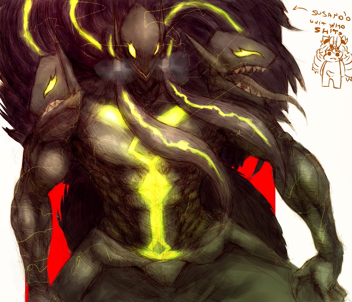 LUlnger's tweet photo. susano'o blablue fanart doodle something https://t.co/Drt8QdQJSz