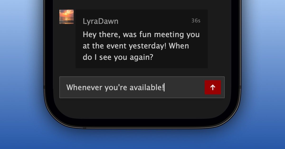 FetLife's tweet photo. The message box in conversations now stays fixed to the bottom of the screen on mobile. You can read all about it here: https://t.co/GMJgxdzWJK https://t.co/ZX46cLFe3n