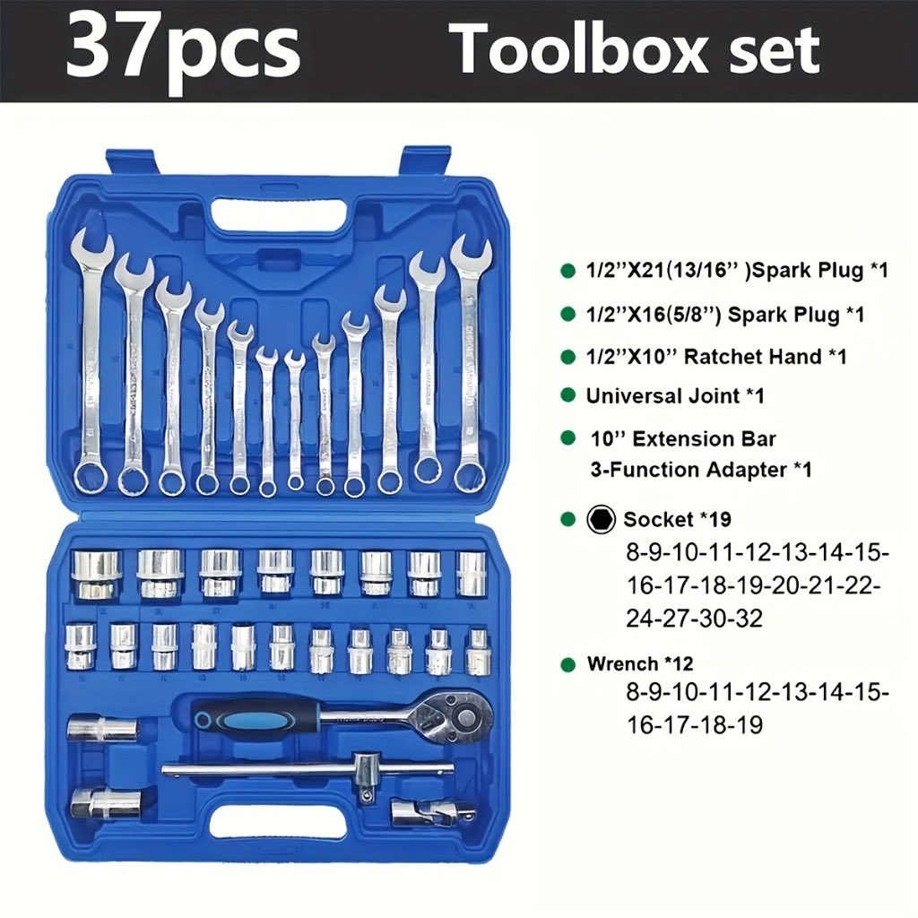 FW_NEWSS's tweet photo. 🚨🔥Dê uma olhada em Kit de Ferramentas 37-94 Peças profissional jogo chave combinada soquetes e catraca grande por R$59,98 - R$189,98. Compre na Shopee agora! 

👇🏻👇🏻👇🏻👇🏻👇🏻👇🏻👇🏻👇🏻👇🏻
https://t.co/SoLQQwW8eK https://t.co/pDnVi2xfP7