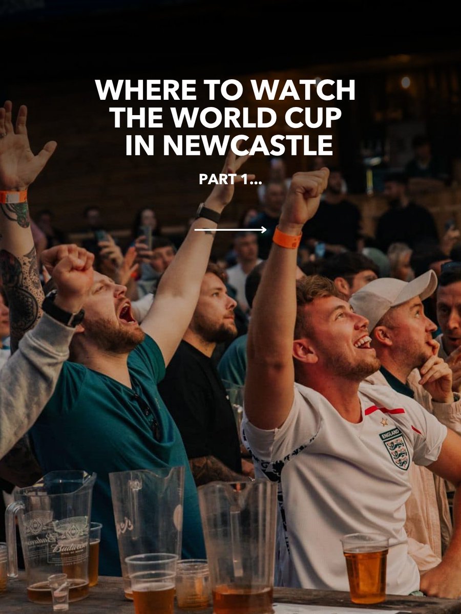NewcastleNE1's tweet photo. Looking for somewhere to watch the World Cup this summer? ⚽🍻

Bookings are now live across Newcastle, with everything from sports bars and pub screens to huge outdoor fanzones getting ready for the tournament! https://t.co/ZN8D4CUSWp