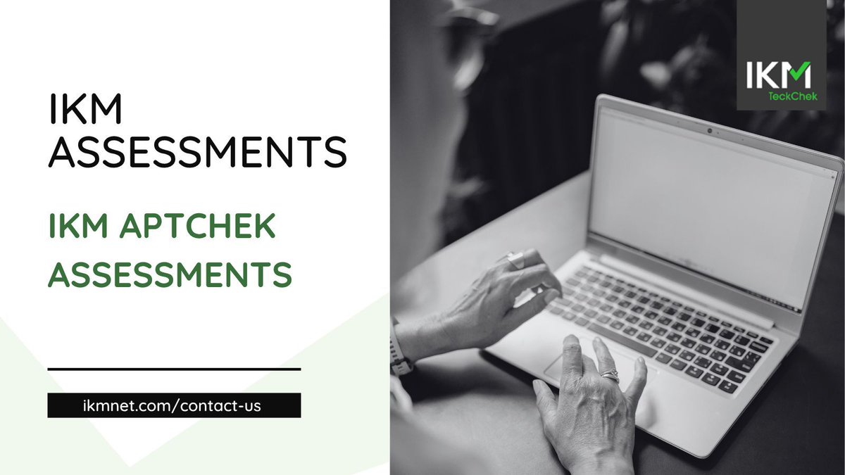 IKMTeckChek's tweet photo. The new IKM AptChek library offers assessments that are a refresh to some of our existing occupational skills assessments and come with comprehensive reporting detailing the breakdown of performance metrics. More coming soon at: https://t.co/PS90OQrjpa https://t.co/4epZWvpEtl