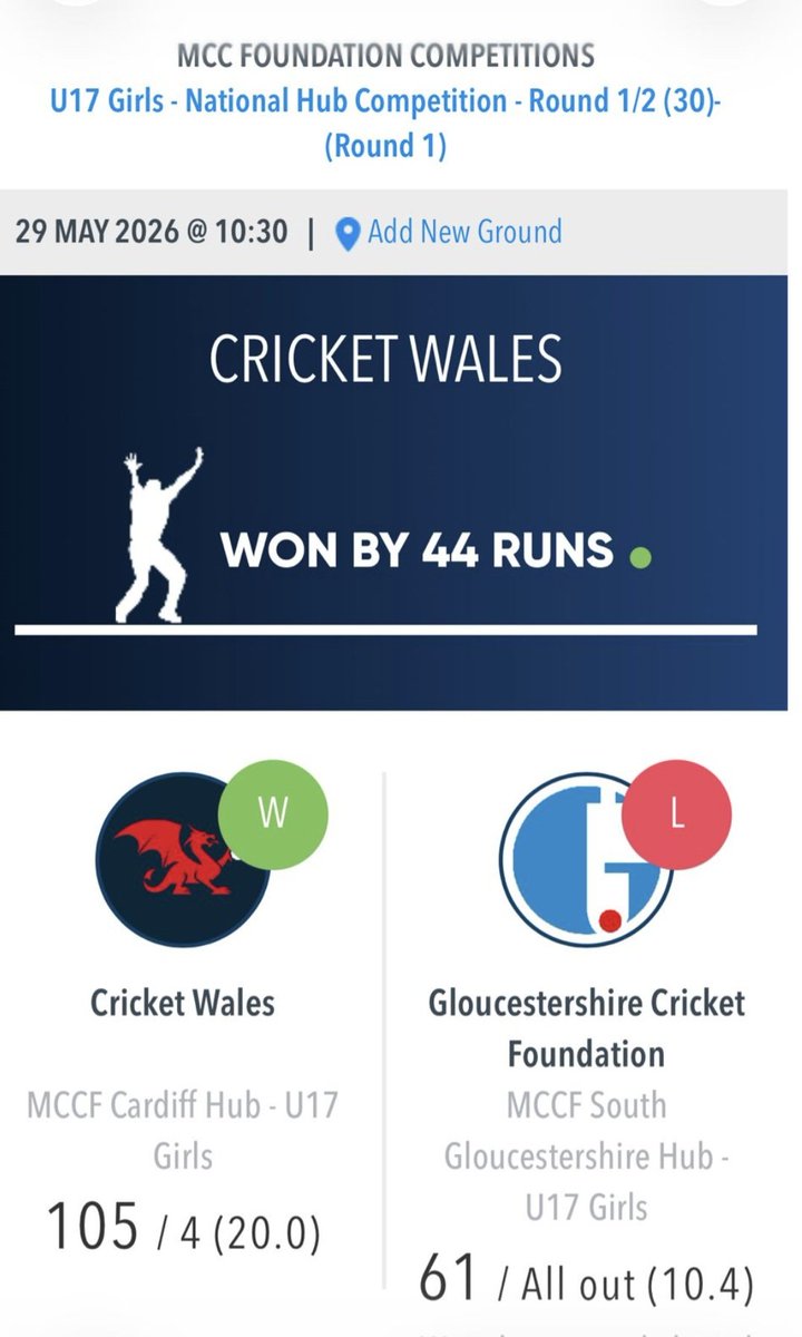 Ponthir Cricket Club tweet media