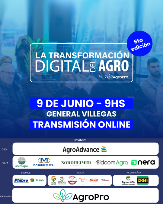 agroproag's tweet photo. FALTAN 10 DÍAS!😎
Para el evento más transformador del agro

🗓️ 9 de Junio – 🕘 9HS ARG
 📍 General Villegas, Buenos Aires
 💻 Transmisión online 
📌 ¡Reservá tu lugar  GRATIS! 🎟️https://t.co/m0tBkwWQOq https://t.co/eKNe5lZt6J