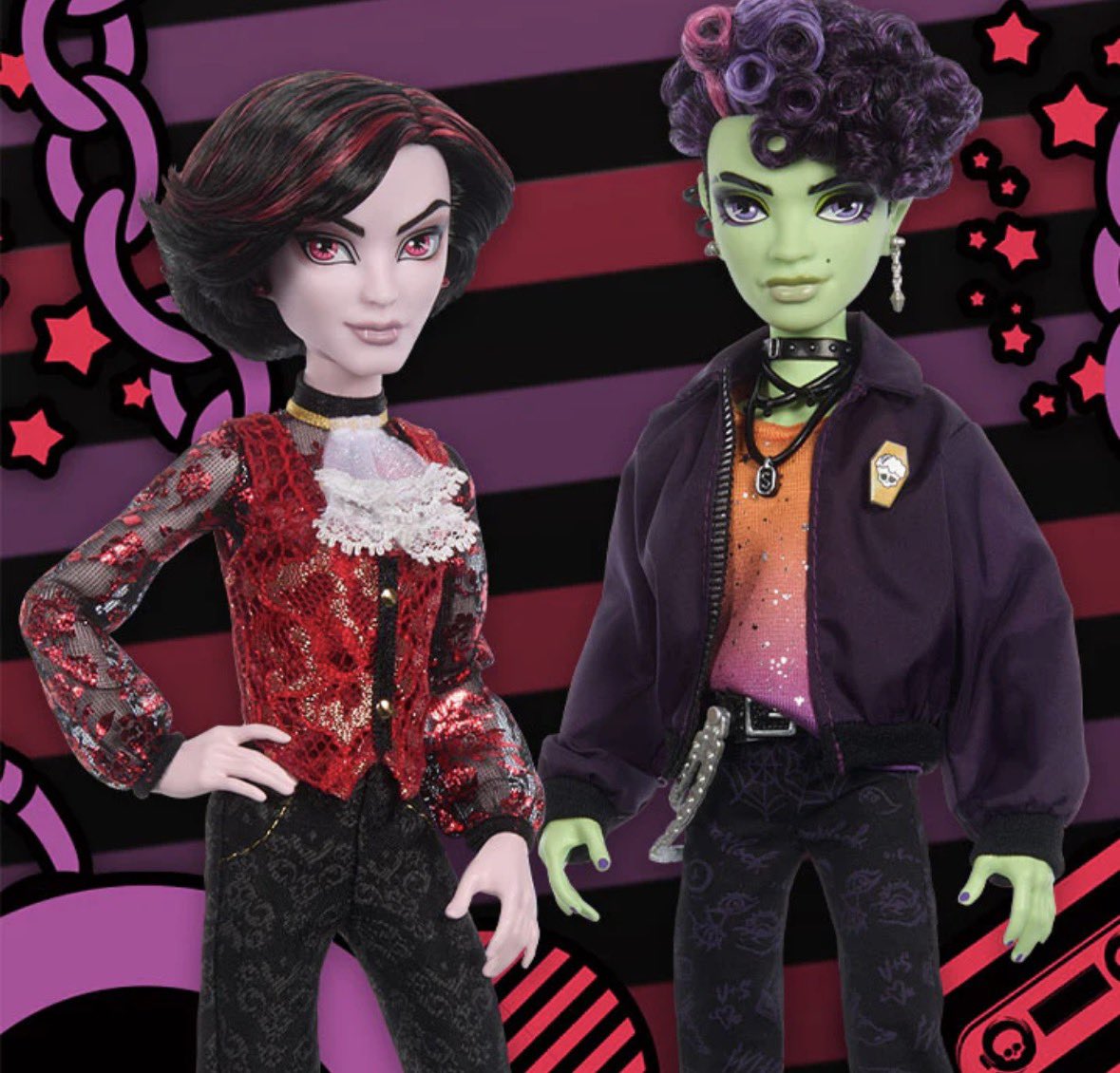 llavvi_'s tweet photo. Guys!! Kupiłam Kierana i Spelldona!! Drugi razu udało mi się coś kupić na dropie!! #monsterhigh https://t.co/iyAmw0QeM0