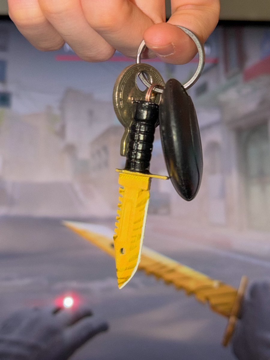 _nick_cs's tweet photo. Finished my first self-made irl keychain ★ M9 Bayonet | Tiger Tooth - Pattern 375

Loving how it turned put😌 https://t.co/DNLf5sZSad