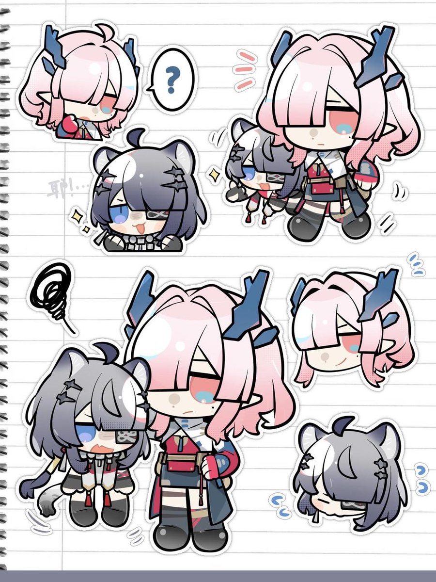 ApplaudingMach's tweet photo. It's not easy to discipline kids these days.（Cr.熠鸟）

#MiFu #Tangtang #ArknightsEndfield #Endfield #エンドフィールド #명일방주엔드필드 https://t.co/BMeAEKvOYc