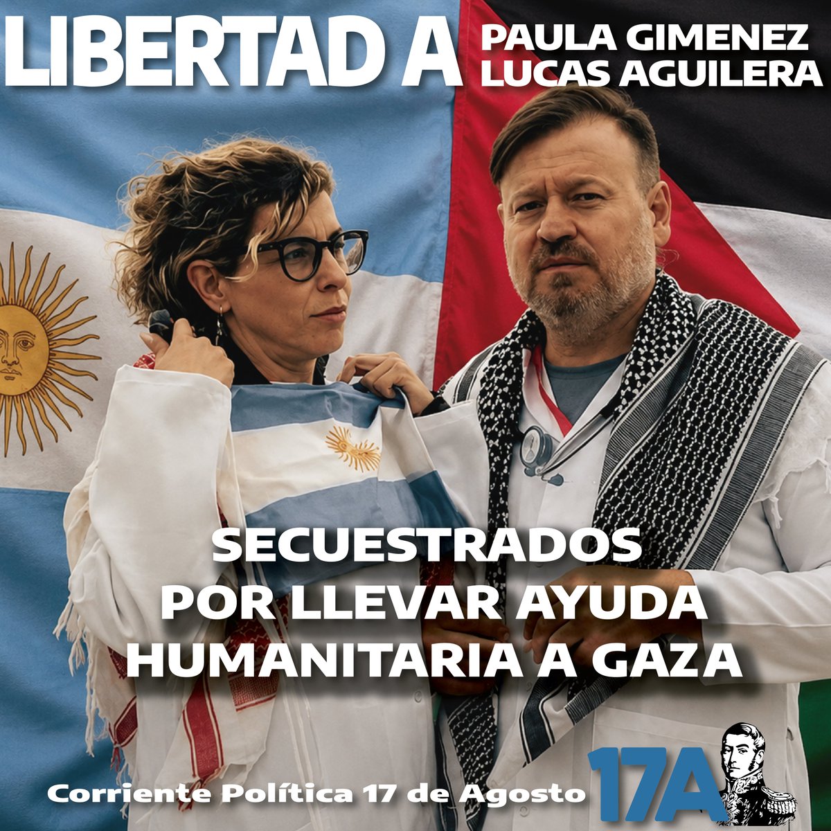 marcelo_yaquet's tweet photo. 𝐋𝐈𝐁𝐄𝐑𝐓𝐀𝐃 a @PaulaGimenez_Ok y @LucasAguilera__ y del conjunto de la delegación internacional🌎

𝐒𝐞𝐜𝐮𝐞𝐬𝐭𝐫𝐚𝐝𝐨𝐬 𝐩𝐨𝐫 𝐥𝐥𝐞𝐯𝐚𝐫 𝐚𝐲𝐮𝐝𝐚 𝐡𝐮𝐦𝐚𝐧𝐢𝐭𝐚𝐫𝐢𝐚 𝐚 𝐆𝐚𝐳𝐚
🇵🇸🇦🇷 

@InfoNodal 
@17de8 https://t.co/7Osfnyuz3v