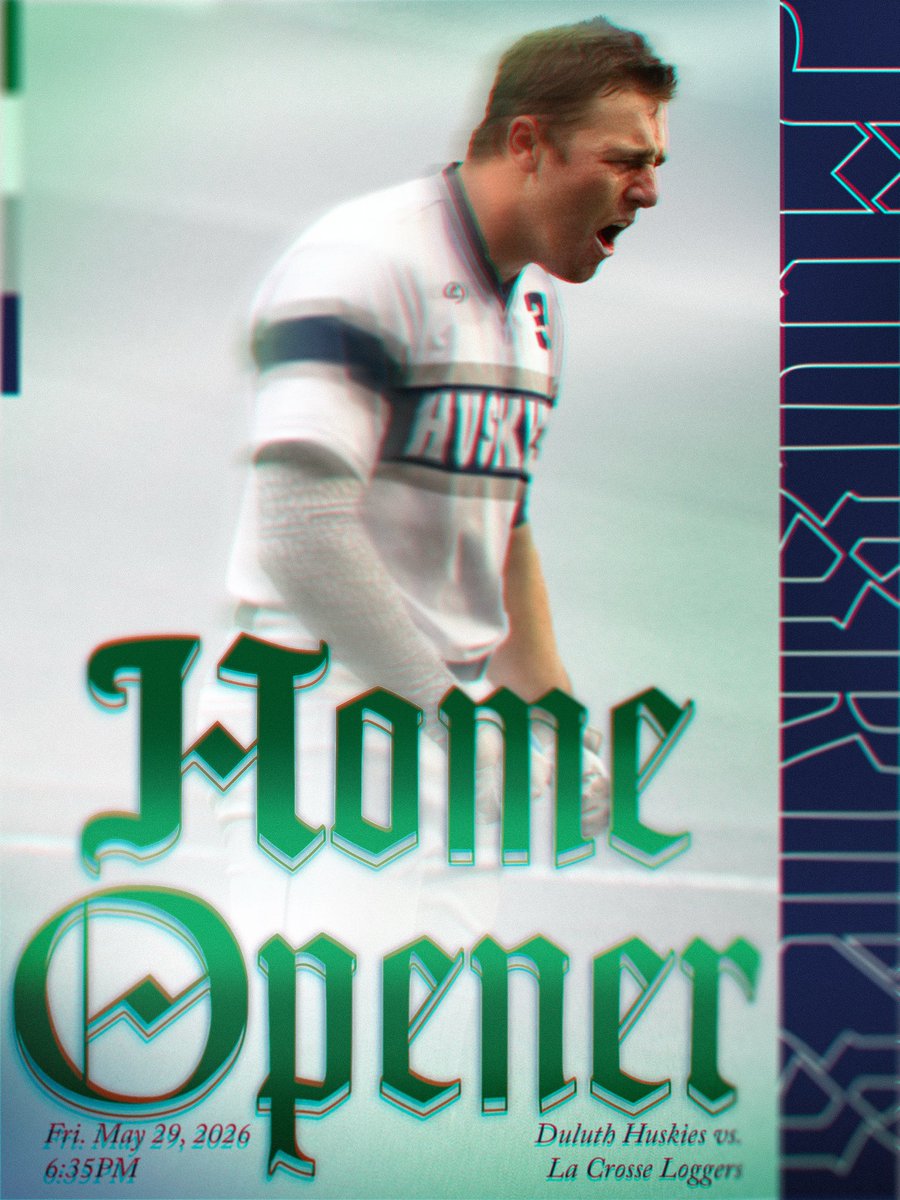 DuluthHuskies's tweet photo. Opening Day more like Opening Yay

🆚 Loggers
🕧 6:35 PM
📍Wade Stadium https://t.co/DCaalgZ88M