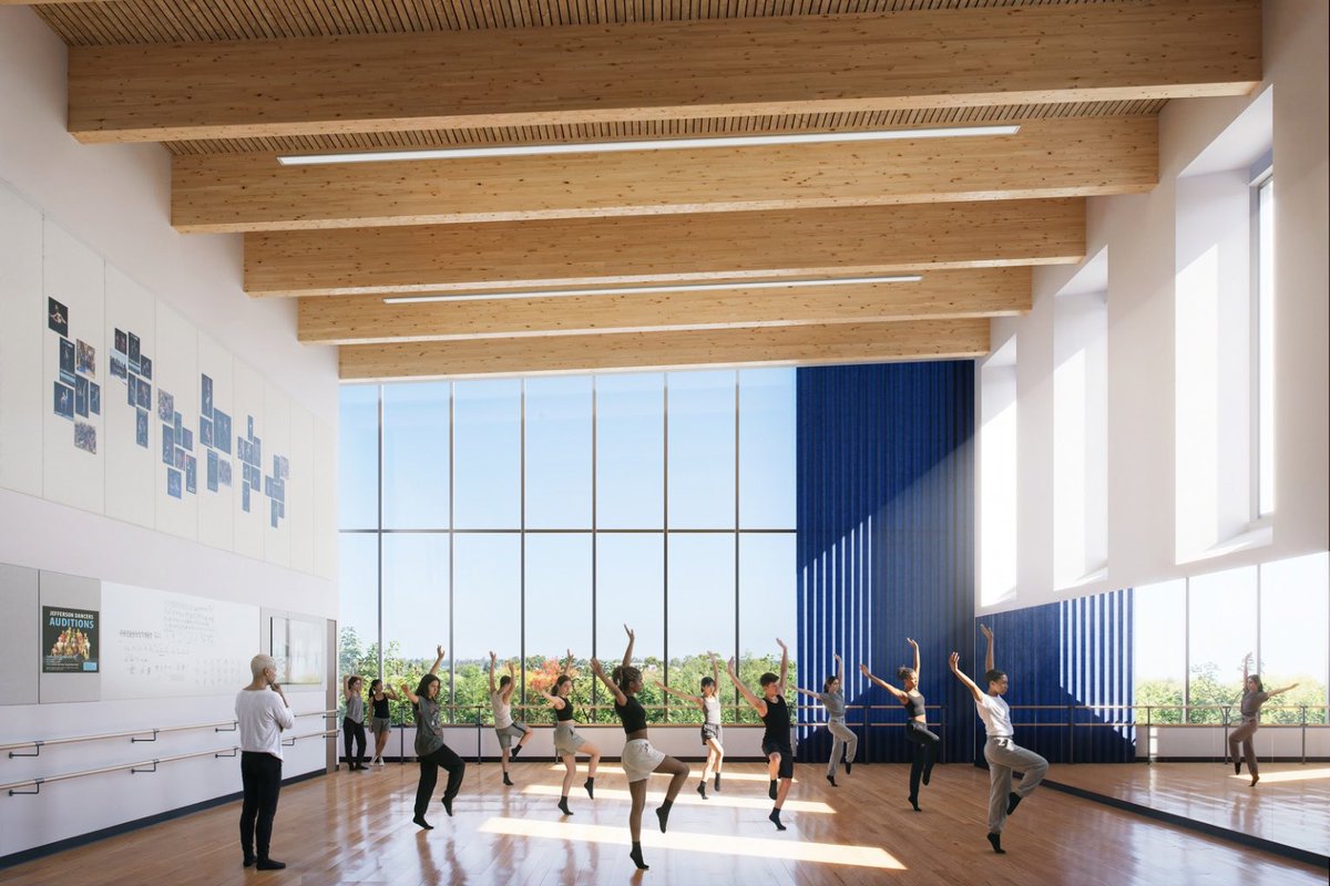 LEVERARC's tweet photo. Designed by LEVER in collaboration with Bora, the Jefferson High School modernization project in Portland, Oregon breaks ground on May 29, 2026. The design honors the school’s history while creating contemporary learning environments informed by community outreach https://t.co/sKk8eoHtoJ