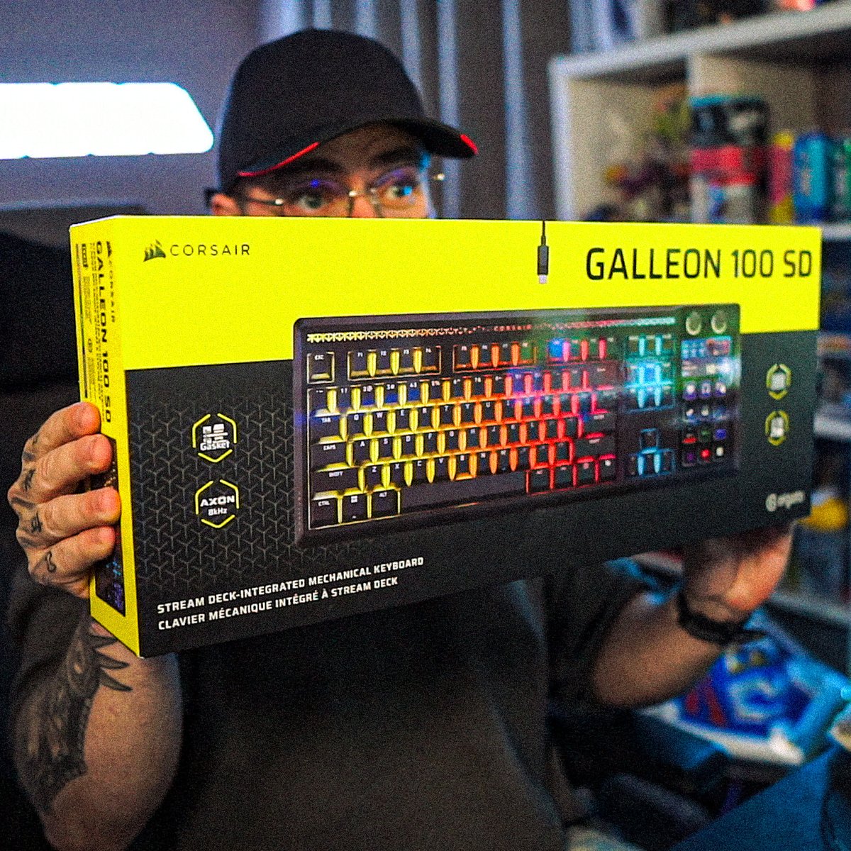 KizaCreates's tweet photo. ✨GALLEON 100 SD GIVEAWAY✨

Want a chance to win one of the best keyboards on the market? That also has a StreamDeck built into it 👀

To enter: 

- Follow @KizaCreates &amp; @CORSAIR 
- Like &amp; Repost this post
- Leave #Corsair in the comments

Winner announced on the 5th June📆 https://t.co/NWGwTxVPYE