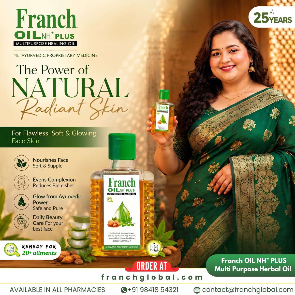 FranchTweets's tweet photo. Upgrade your daily beauty care routine. 🌸 

One natural blend to even your complexion, reduce blemishes, and provide your face with the ultimate nourishment it deserves.

​🛒 Order: https://t.co/prTHHCWUOG

#FranchGlobal #HealAtHome #HomeRemedy #SkinCare #SummerCare https://t.co/ywd6I6fOJo