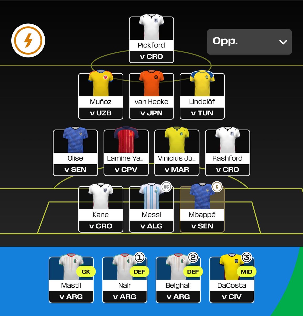alexthorniley's tweet photo. @FPL_TomHadley Is this a good idea or should I strengthen the bench more? https://t.co/R8Ch1ZMuux