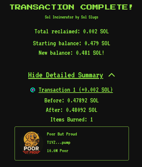 0xstickman's tweet photo. Gm 10M $Poor burned. https://t.co/Tl6ZXalUP0