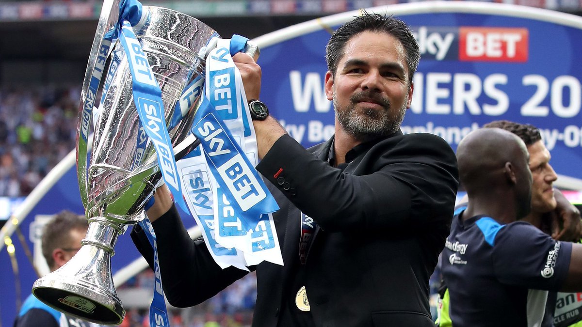 TerrierTogether's tweet photo. On this day, back in 2017, this unknown rookie of a manager made the impossible possible. 

Our record signing at the time, Mr Schindler became a Huddersfield legend! 

Something I never thought I would experience in my lifetime. 

Wouldn't be adversed to it trying again!

#htafc https://t.co/Ol00sCCd7Q