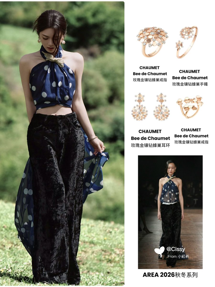 purekijellybun's tweet photo. ลุคที่ 2 Vogue Vacation ของ #จ้าวจินม่าย ชุดสุดแส่บแบรนด์ AREA จากนิวยอร์กกับเครื่องประดับแบรนด์ CHAUMET ไฮลัคชูจากแพรีส ให้เลย 2/10 เช่นกัน! เป็นลุคนั่งทานดินเนอร์สุดหรูที่ไฮแฟชั่นสุบๆ ดีใจที่ได้เห็นม่ายม่ายได้ลองอะไรใหม่ๆ ไม่เคยจำกัดกรอบของตัวเองเลย #ZhaoJinmai #赵今麦 🪽✨💙 https://t.co/vIrhuLUJbX