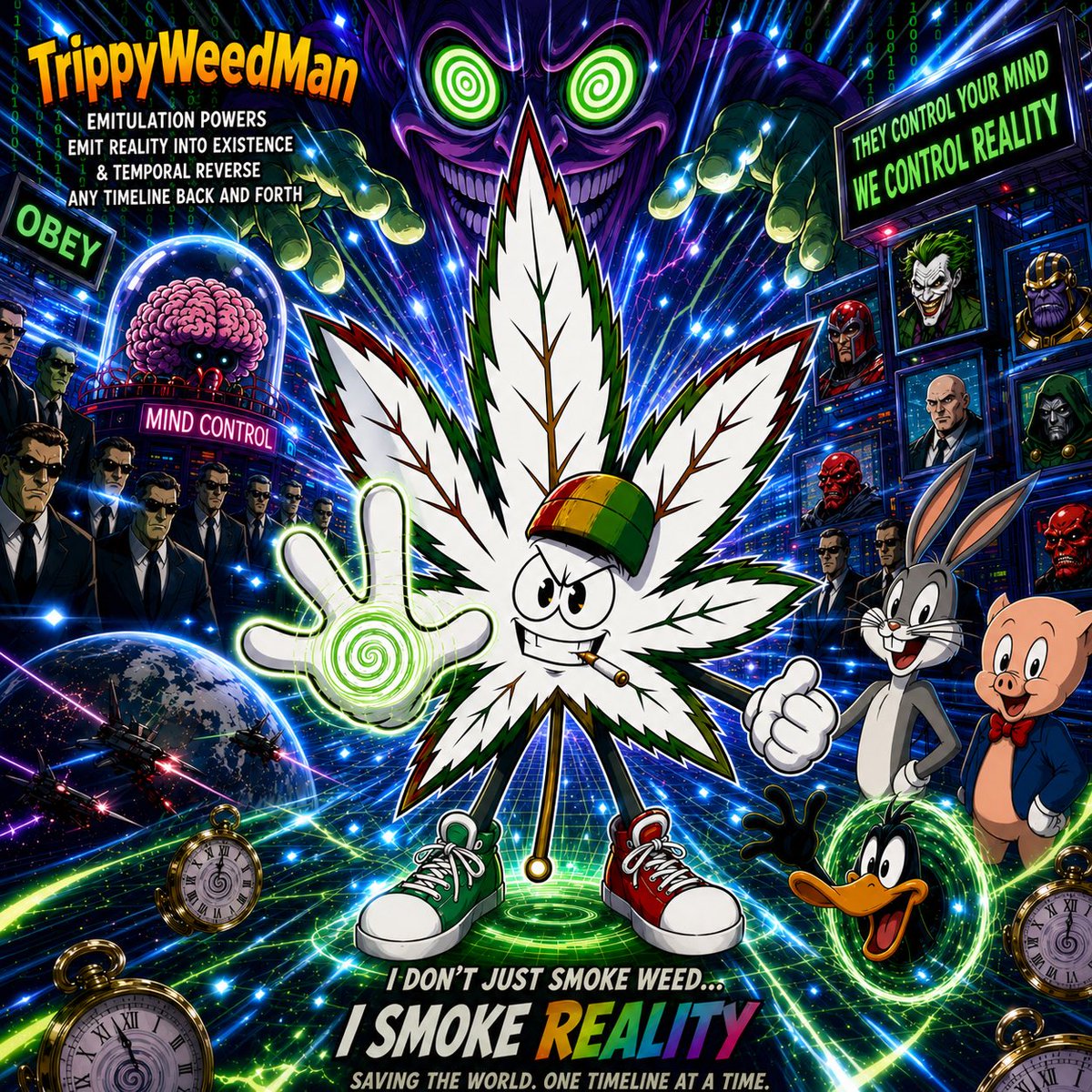 trippyweedman's tweet photo. 🔹TrippyWeedMan: TimeLine 🎮

   “Don’t chase time — spark it.”

© 2021 TrippyWeedMan — All Realities Reserved.

@spacejammovie @LooneyTunes @UniversalPics @warnerbros ✨ https://t.co/lLivmfYtlC